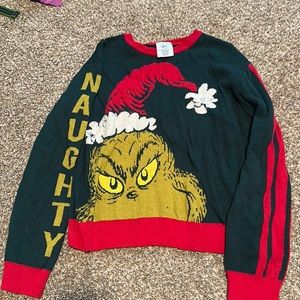 Grinch youth sweater